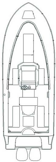 27' Offshore Edition floorplan and layout