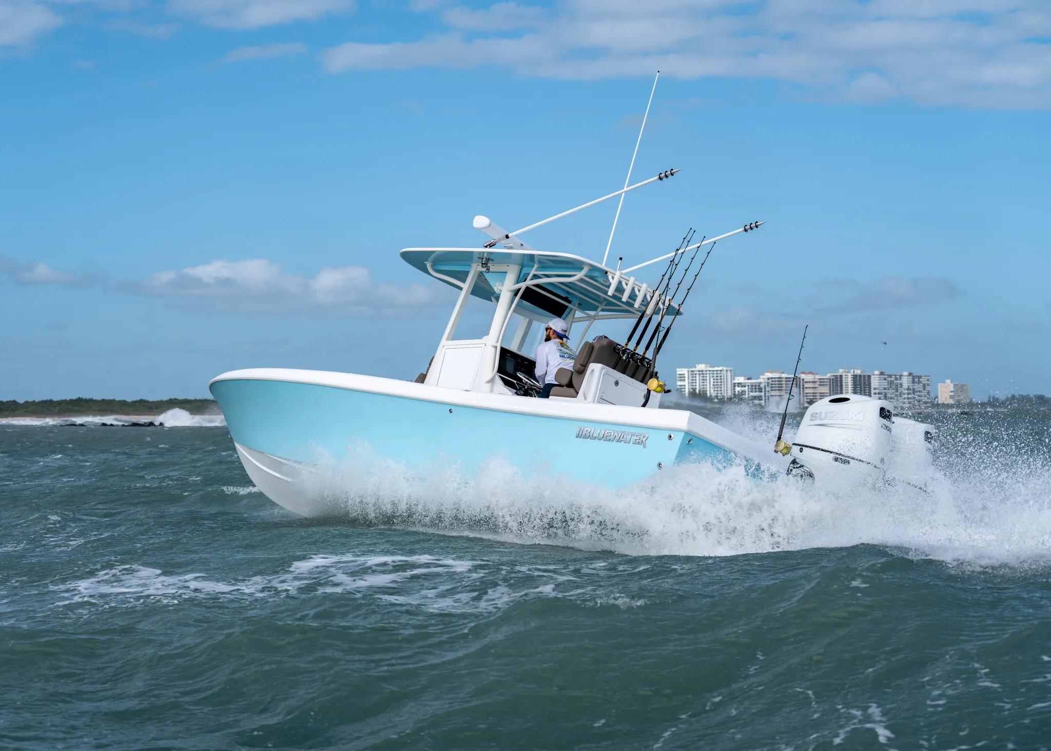 Bluewater 25T at speed