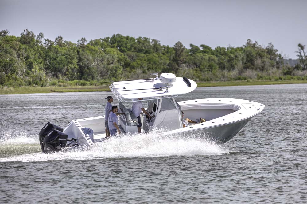 Onslow Bay 27 starboard running shot