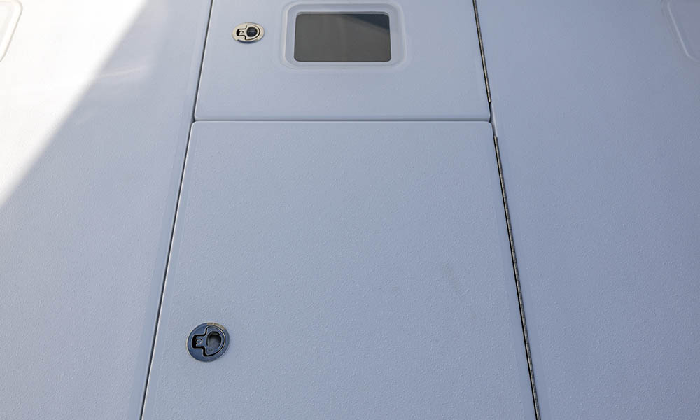Onslow Bay 41 cockpit
